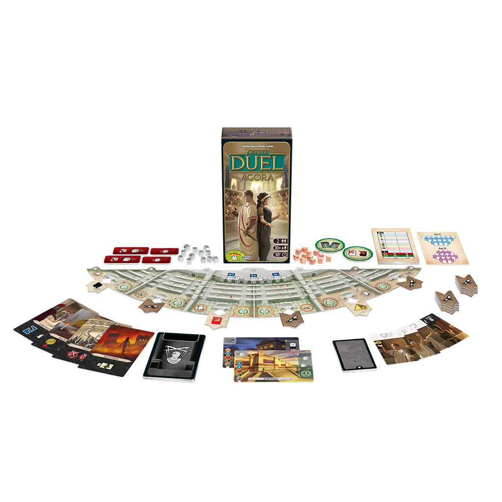 7 Wonders Duel Agora Board Game Expansion - Bản mở rộng trò chơi chiến thuật - Repos Production