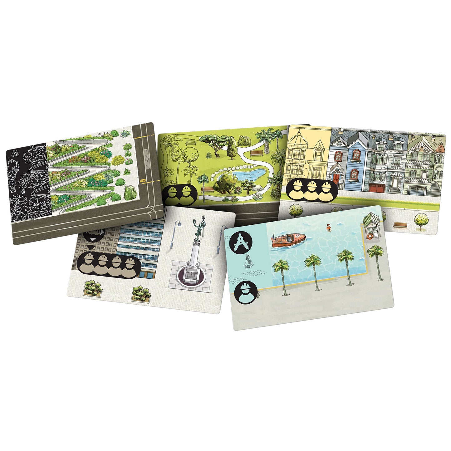 San Francisco Board Game - Board Game Chiến Thuật Quy Hoạch Đô Thị - Rebel