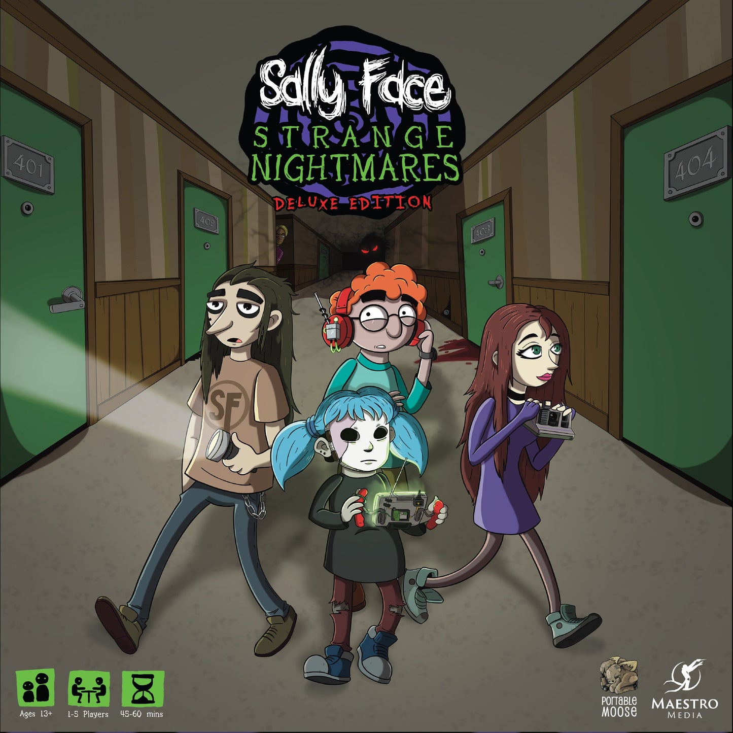 Sally Face: Strange Nightmares Board Game Deluxe Edition - Board Game Kinh Dị Nhập Vai - Maestro Media