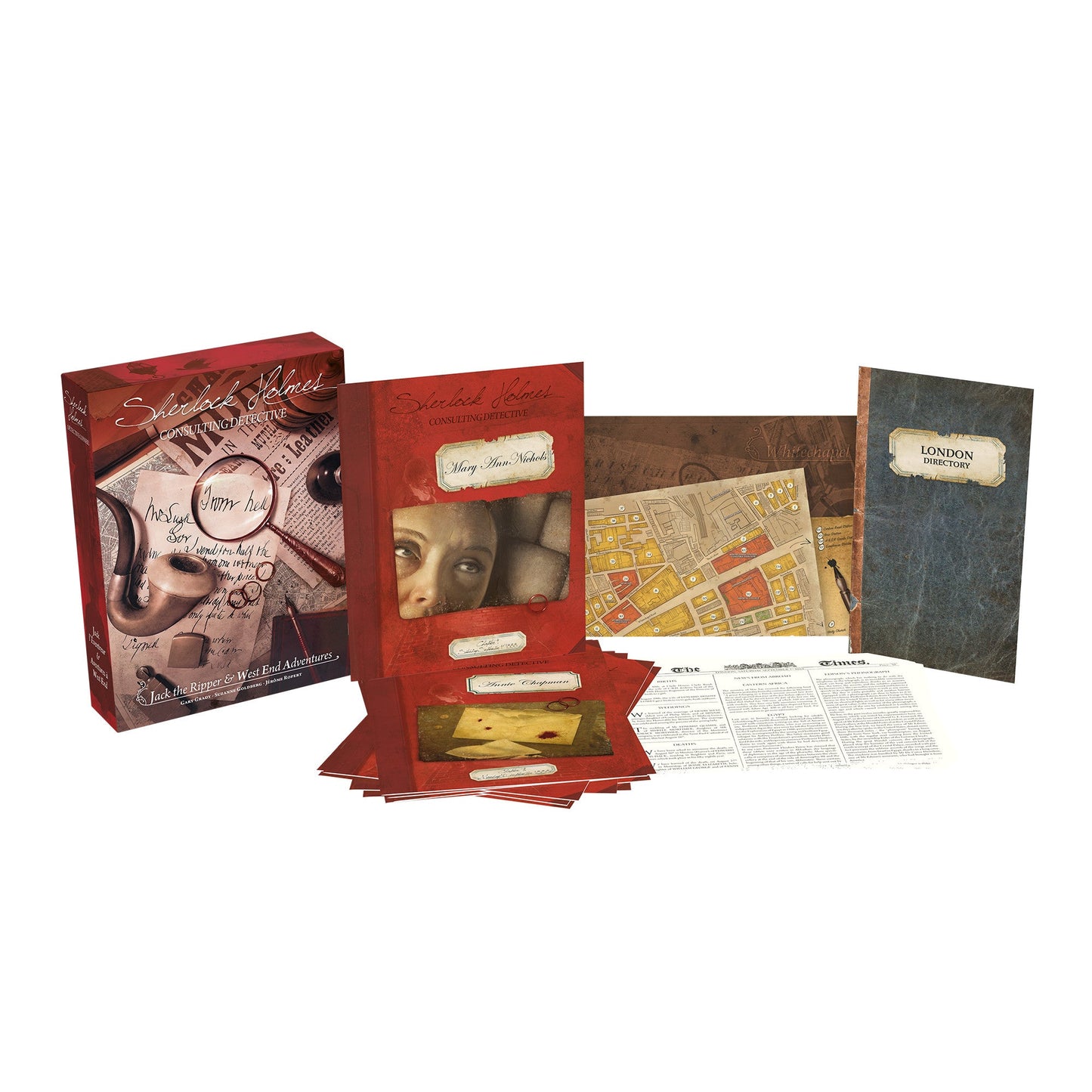 Sherlock Holmes Consulting Detective: Jack the Ripper & West End Adventures - Board Game Trinh Thám Suy Luận - Space Cowboys