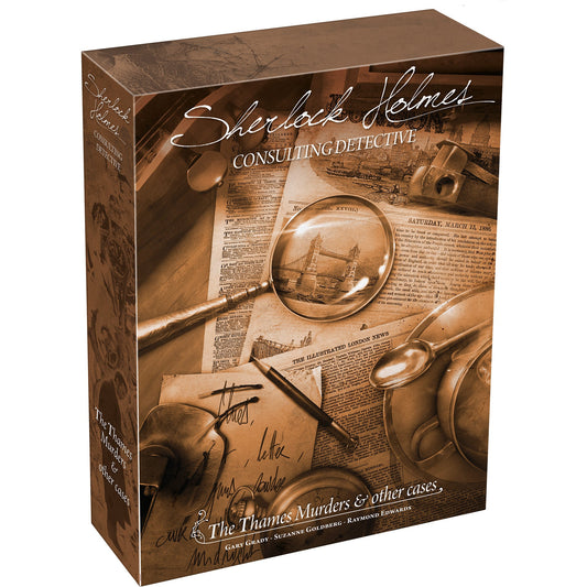 Sherlock Holmes Consulting Detective The Thames Murders & Other Cases - Board Game Trinh Thám Suy Luận - Space Cowboys