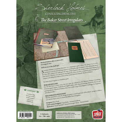 Sherlock Holmes Consulting Detective - Baker Street Irregulars Game - Board Game Trinh Thám Nhập Vai - Space Cowboys