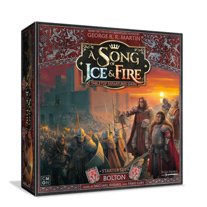 A Song of Ice & Fire Tabletop Miniatures Game - Bolton Starter Set - Board Game Chiến Thuật - CMON