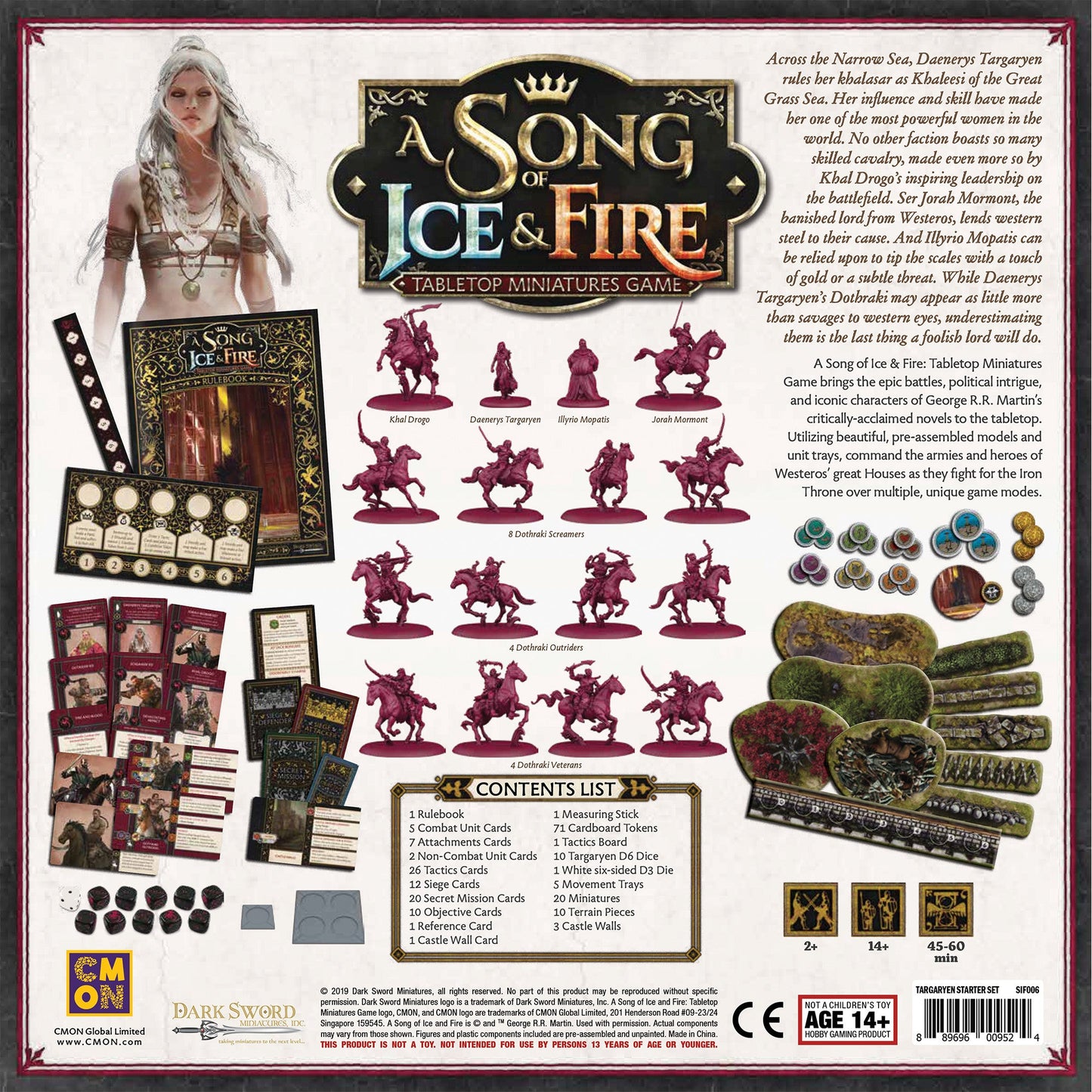 A Song of Ice & Fire Tabletop Miniatures Game Targaryen Starter Set - Trò chơi sa bàn chiến thuật - CMON