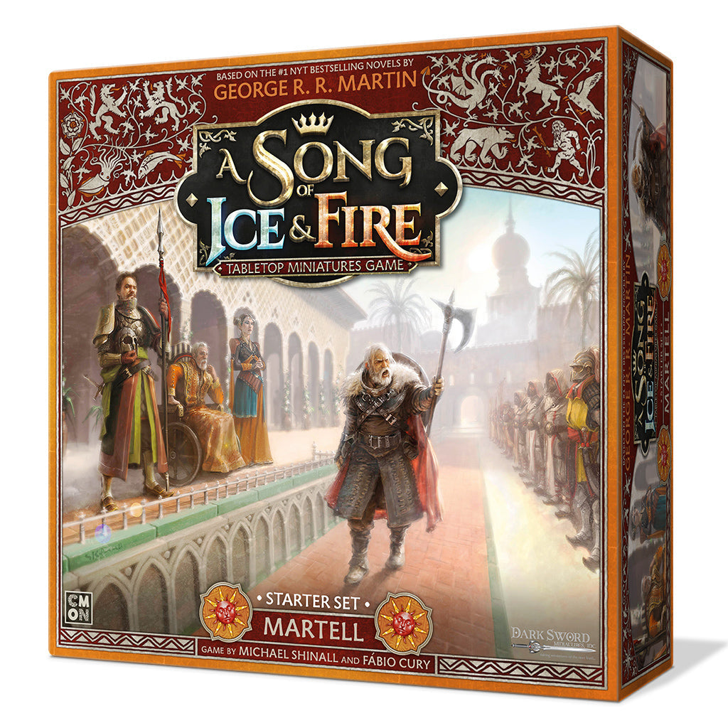 A Song of Ice & Fire Tabletop Miniature Game House Martell Starter Set - Bộ Cờ Chiến Thuật Miniature - CMON