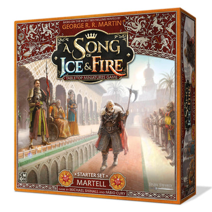 A Song of Ice & Fire Tabletop Miniature Game House Martell Starter Set - Bộ Cờ Chiến Thuật Miniature - CMON