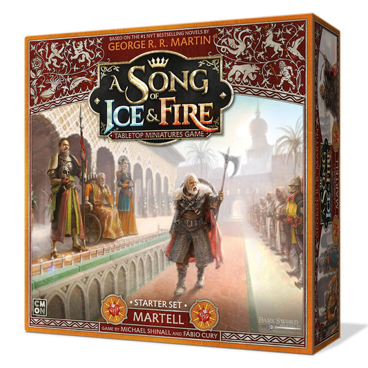 A Song of Ice & Fire Tabletop Miniature Game House Martell Starter Set - Bộ Cờ Chiến Thuật Miniature - CMON