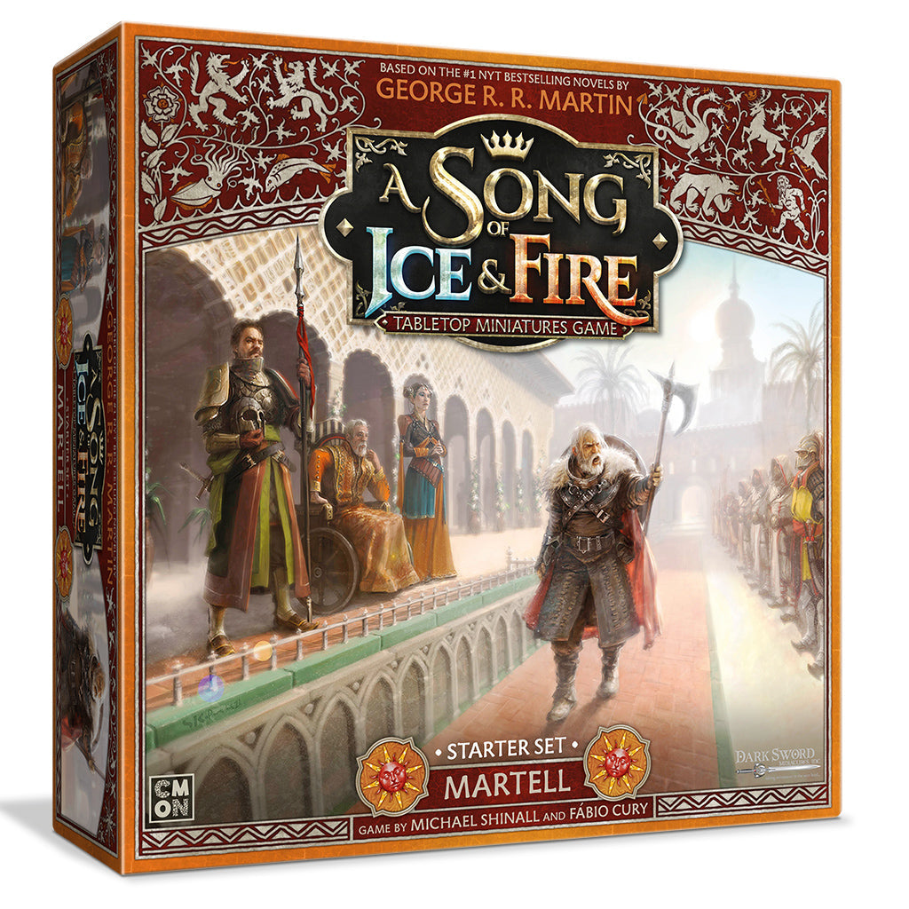 A Song of Ice & Fire Tabletop Miniature Game House Martell Starter Set - Bộ Cờ Chiến Thuật Miniature - CMON