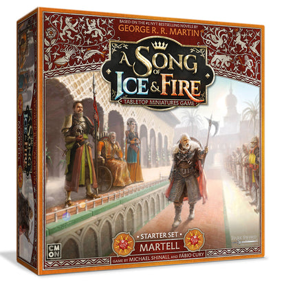 A Song of Ice & Fire Tabletop Miniature Game House Martell Starter Set - Bộ Cờ Chiến Thuật Miniature - CMON