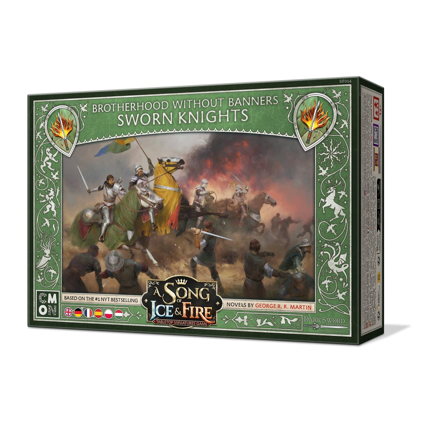 A Song of Ice & Fire Miniatures: Brotherhood Sworn Knights - Board Game Chiến Thuật - CMON