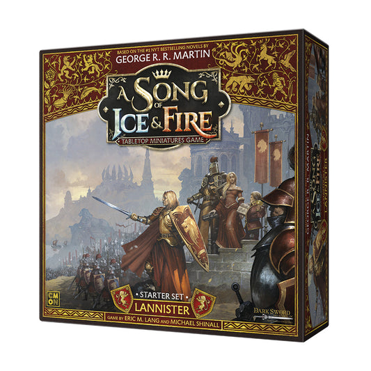 A Song of Ice & Fire Tabletop Miniatures Game - Lannister Starter Set - Board Game Chiến Thuật Sa Bàn - CMON