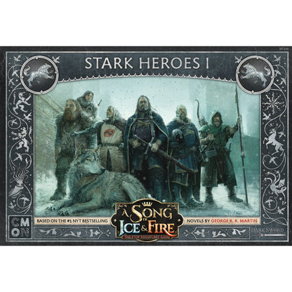 A Song of Ice & Fire Tabletop Miniatures Game Stark Heroes Set I - Board Game Chiến Thuật - CMON