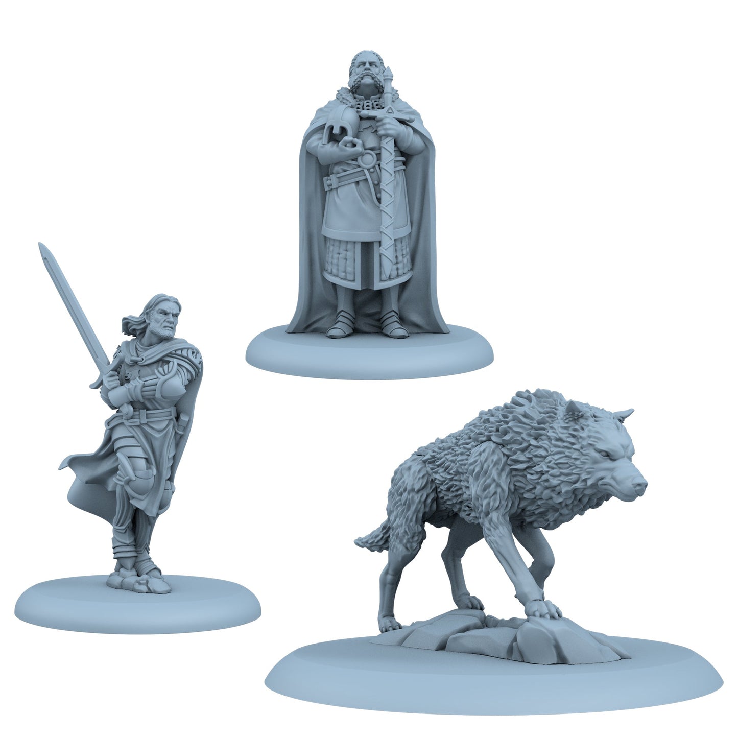 A Song of Ice & Fire Tabletop Miniatures Game Stark Heroes Set I - Board Game Chiến Thuật - CMON