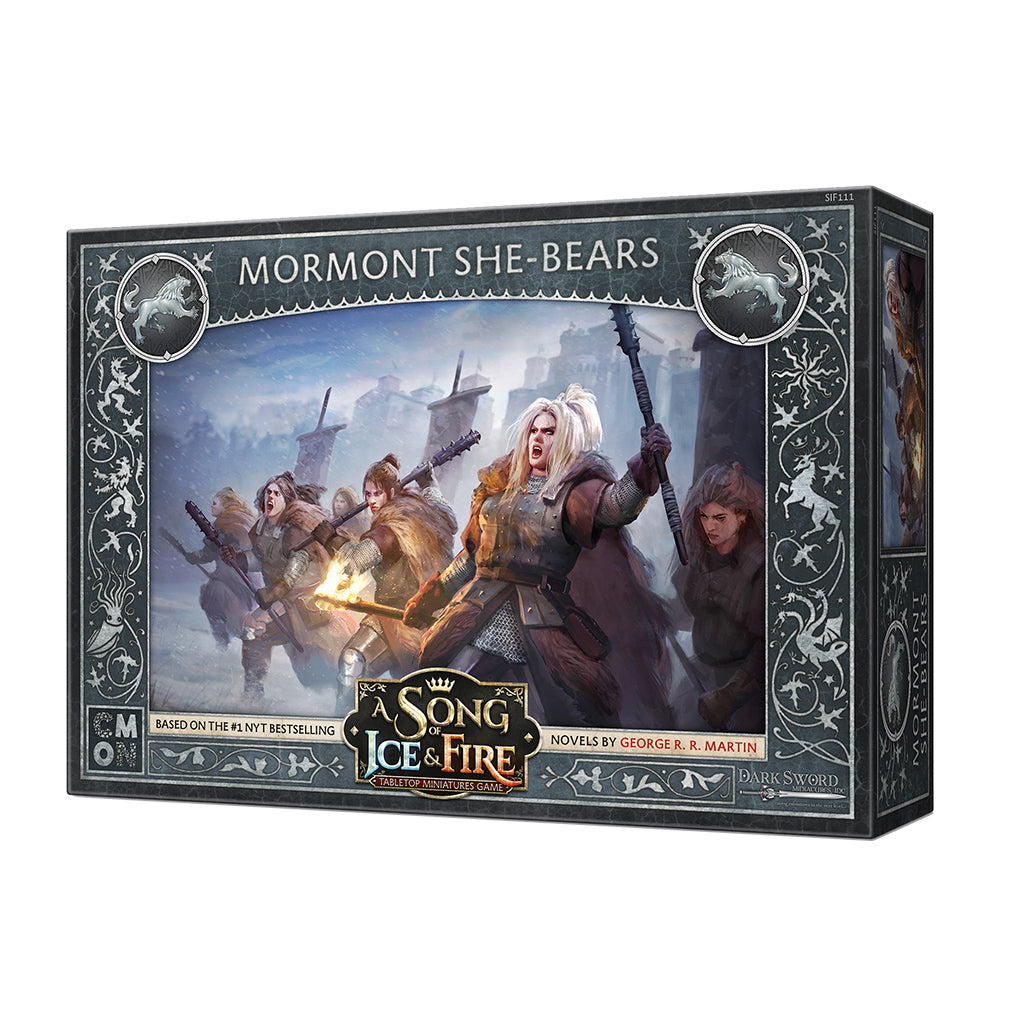 A Song of Ice & Fire Tabletop Miniatures Game Mormont She-Bears - Board Game Chiến Thuật - CMON