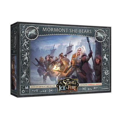 A Song of Ice & Fire Tabletop Miniatures Game Mormont She-Bears - Board Game Chiến Thuật - CMON