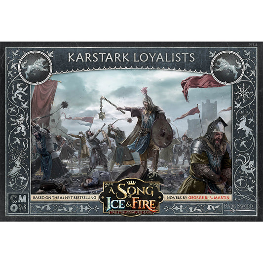 A Song of Ice & Fire Tabletop Miniatures Game Karstark Loyalists - Bộ Mở Rộng Đơn Vị Phe Stark - CMON