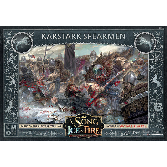 A Song of Ice & Fire Tabletop Miniatures Game - Karstark Spearmen - Mô Hình Chiến Thuật CMON