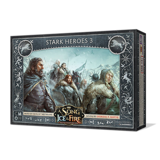 A Song of Ice & Fire Tabletop Miniatures Game Stark Heroes Set III - Board Game Chiến Thuật - CMON