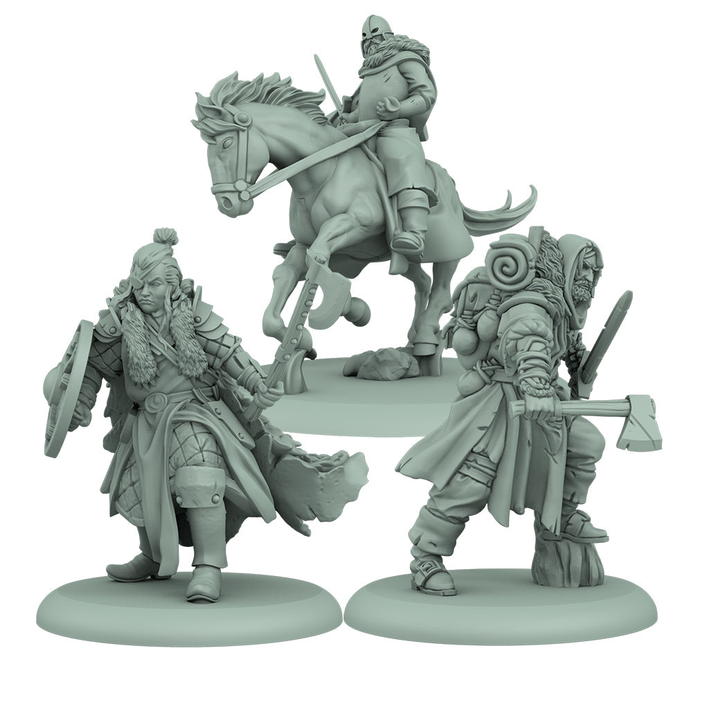 A Song of Ice & Fire Tabletop Miniatures Stark Unit Attachments Set I - Board Game Chiến Thuật - CMON