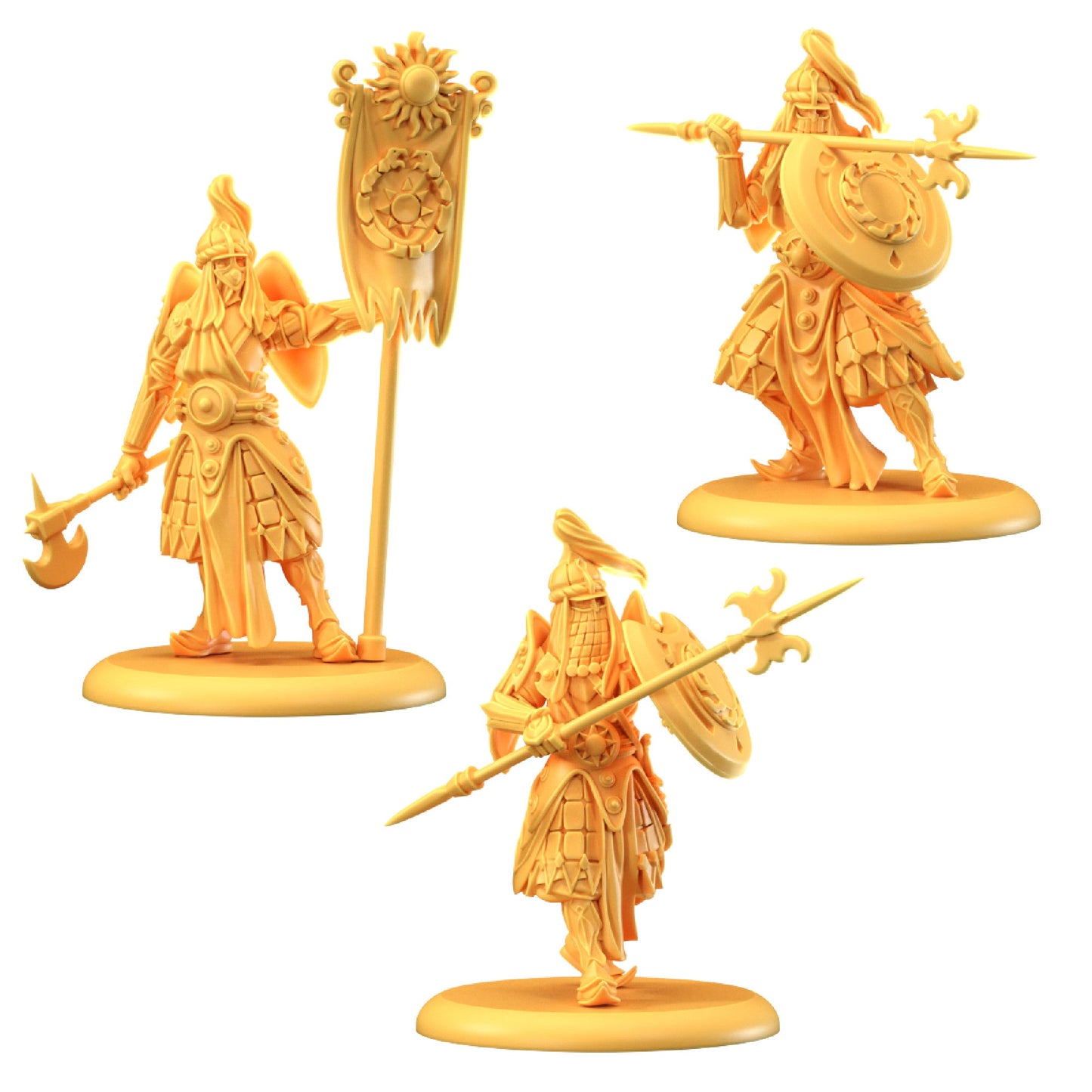A Song of Ice and Fire Tabletop Miniatures Game - Sunspear Royal Guard - Mô Hình Chiến Thuật House Martell - CMON
