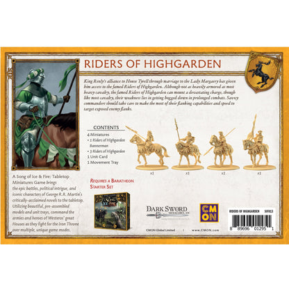 A Song of Ice & Fire Tabletop Miniatures Game - Riders of Highgarden | Board Game Chiến Thuật CMON