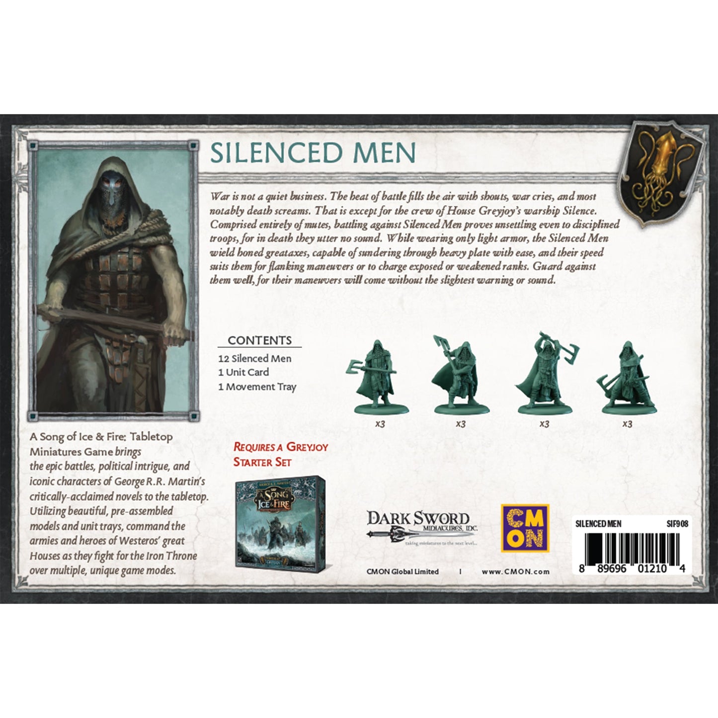 A Song of Ice and Fire Tabletop Miniatures Game - Silenced Men - Board Game Chiến Thuật - CMON - Hình ảnh bổ sung 4