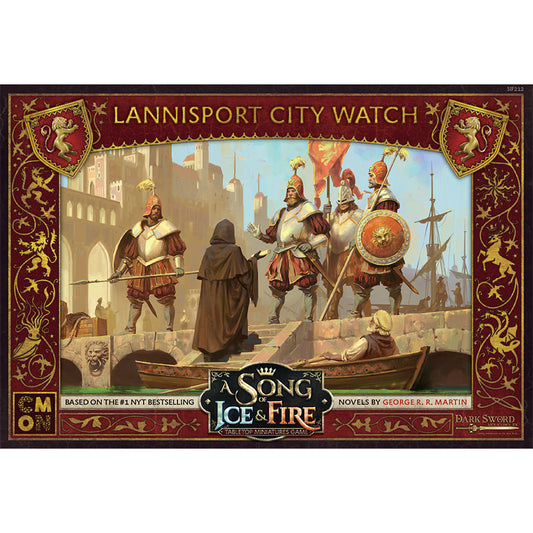 A Song of Ice & Fire Tabletop Miniatures Game - Lannisport City Watch - Board Game Chiến Thuật CMON