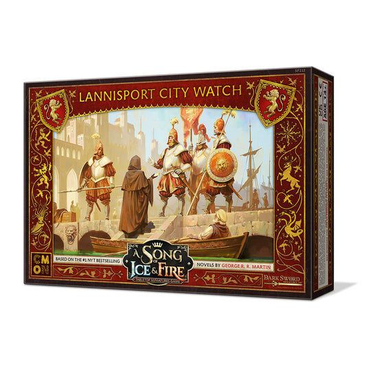 A Song of Ice & Fire Tabletop Miniatures Game - Lannisport City Watch - Board Game Chiến Thuật CMON