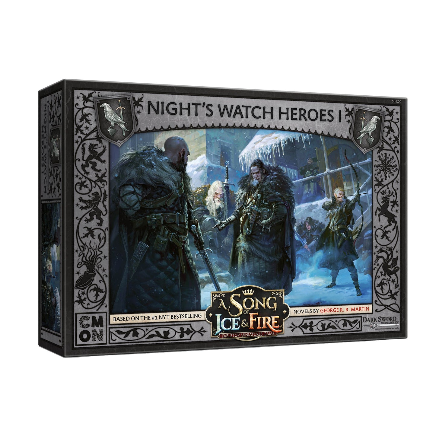 A Song of Ice & Fire Tabletop Miniatures Game: Night's Watch Heroes 1 - Board Game Chiến Thuật - CMON