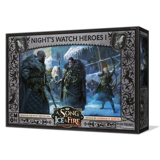 A Song of Ice & Fire Tabletop Miniatures Game: Night's Watch Heroes 1 - Board Game Chiến Thuật - CMON