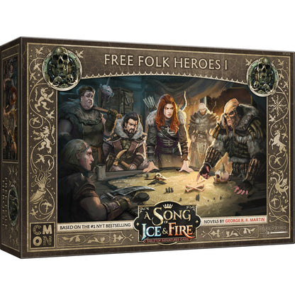 A Song of Ice & Fire Tabletop Miniatures Game Free Folk Heroes Set I - Board Game Chiến Thuật - CMON