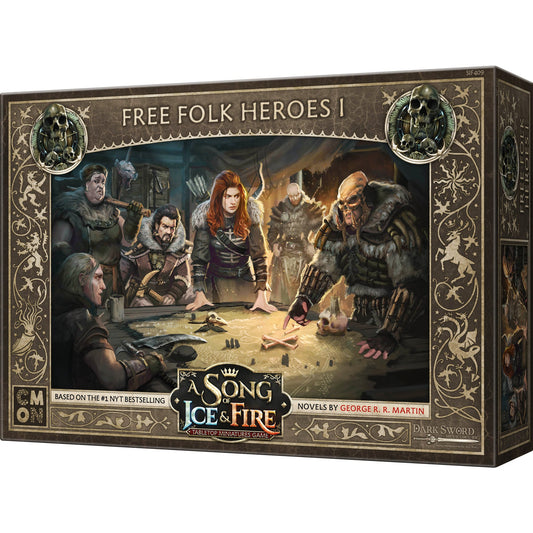 A Song of Ice & Fire Tabletop Miniatures Game Free Folk Heroes Set I - Board Game Chiến Thuật - CMON