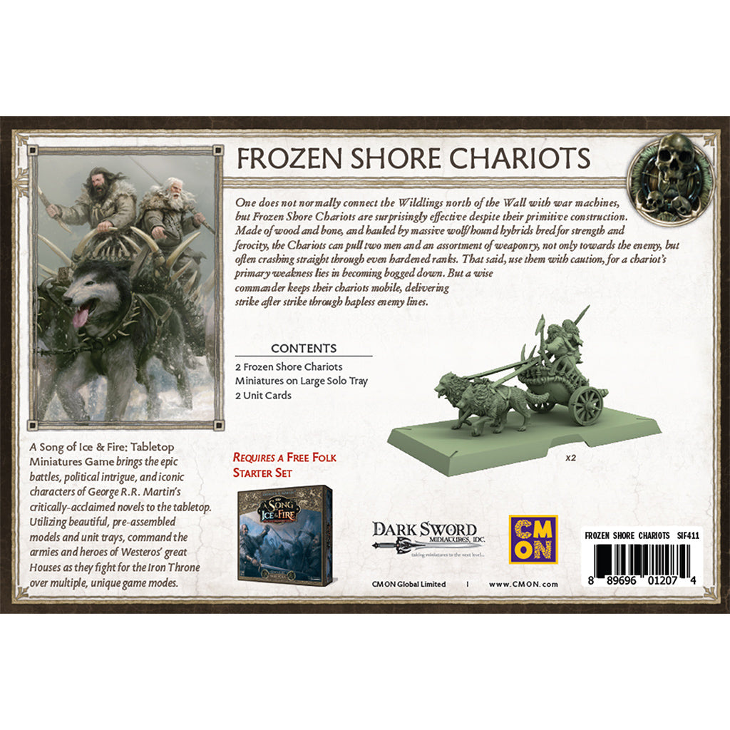A Song of Ice & Fire Tabletop Miniatures Game - Frozen Shore Chariots - Board Game Chiến Thuật - CMON