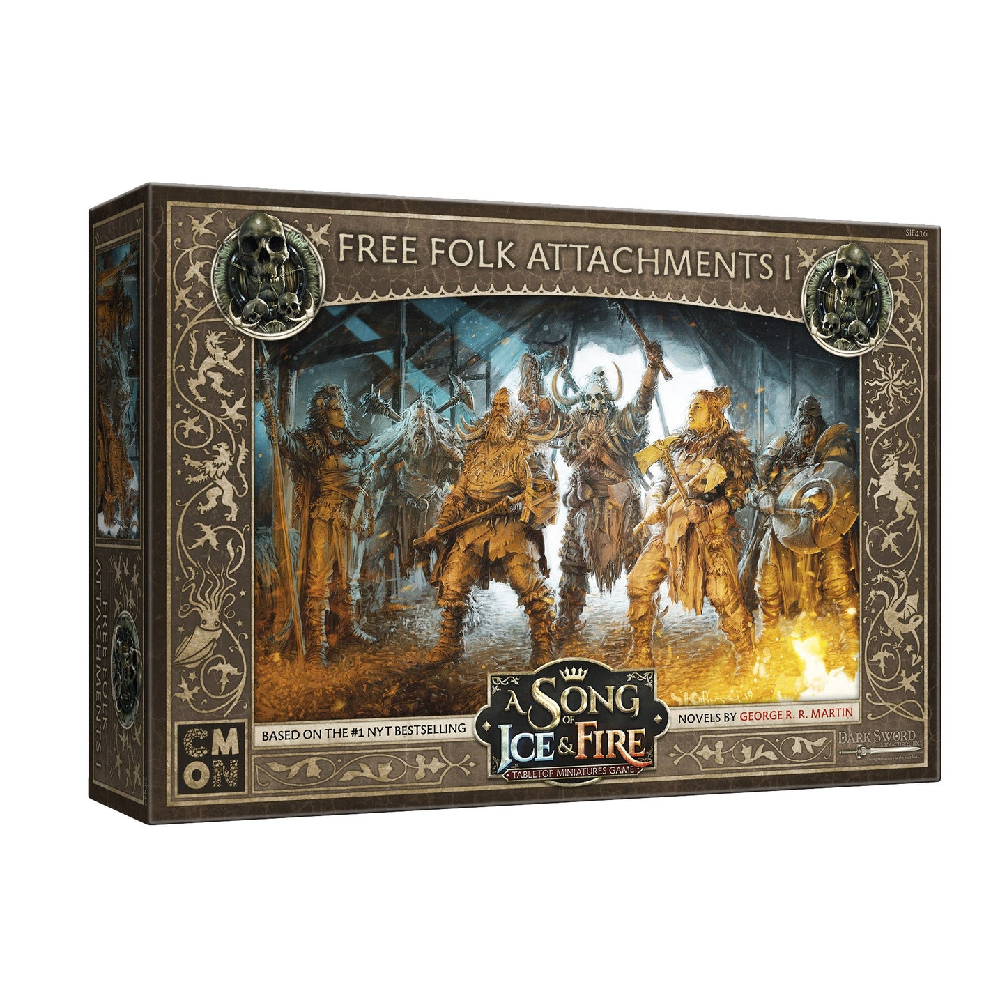 A Song of Ice & Fire Tabletop Miniatures Free Folk Attachments Set I - Bộ Phụ Kiện Mô Hình Chiến Thuật - CMON