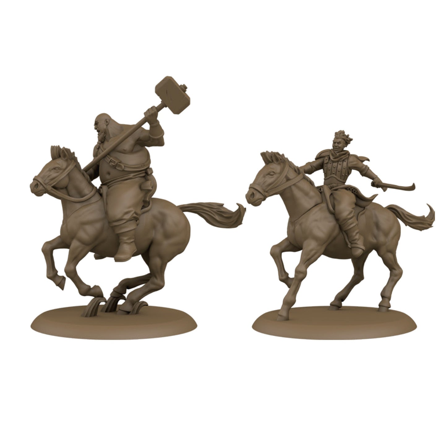 A Song of Ice & Fire Tabletop Miniatures Bloody Mummer Zorse Riders - Mô Hình Quân Cờ Kỵ Binh - CMON