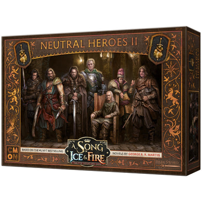 A Song of Ice & Fire Tabletop Miniatures Game Neutral Heroes Set II | Bộ Mô Hình Nhân Vật Trung Lập | CMON