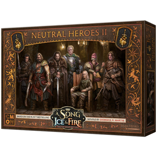 A Song of Ice & Fire Tabletop Miniatures Game Neutral Heroes Set II | Bộ Mô Hình Nhân Vật Trung Lập | CMON