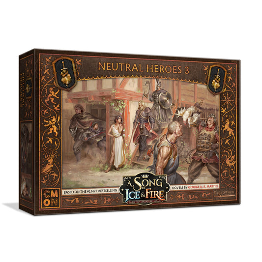 A Song of Ice and Fire Tabletop Miniatures Neutral Heroes III BOX SET - Board Games Chiến Thuật - CMON