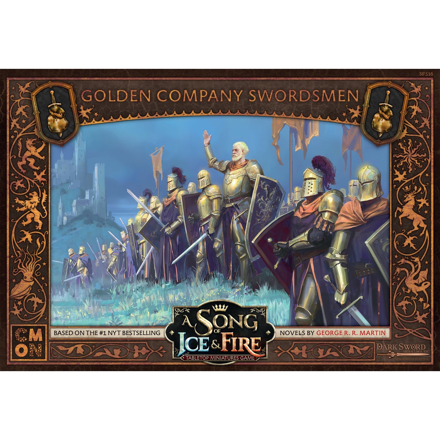 A Song of Ice & Fire: Golden Company Swordsmen Unit Box - Bộ Mở Rộng Trò Chơi Sa Bàn - CMON