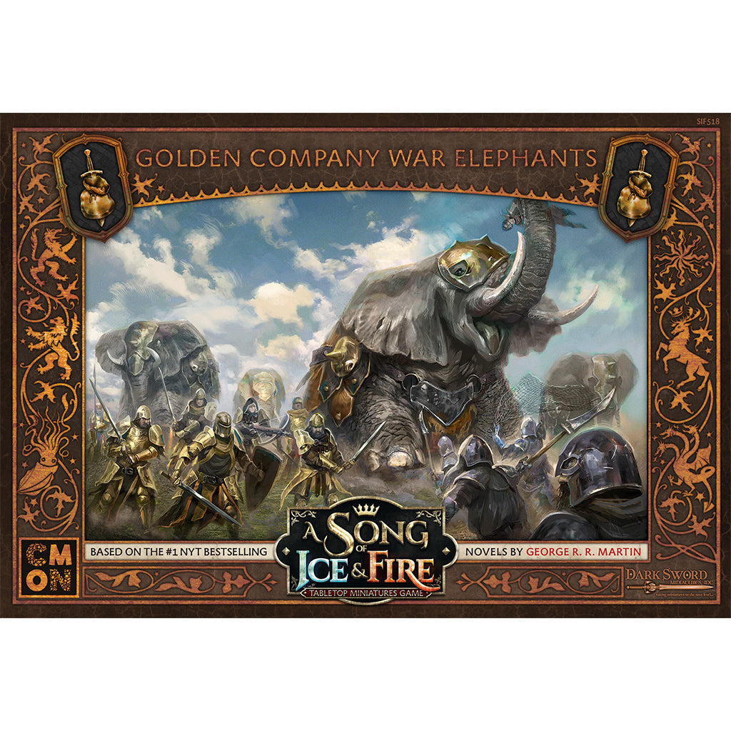 A Song of Ice & Fire Tabletop Miniatures Game Golden Company Elephants - Board Game Chiến Thuật - CMON
