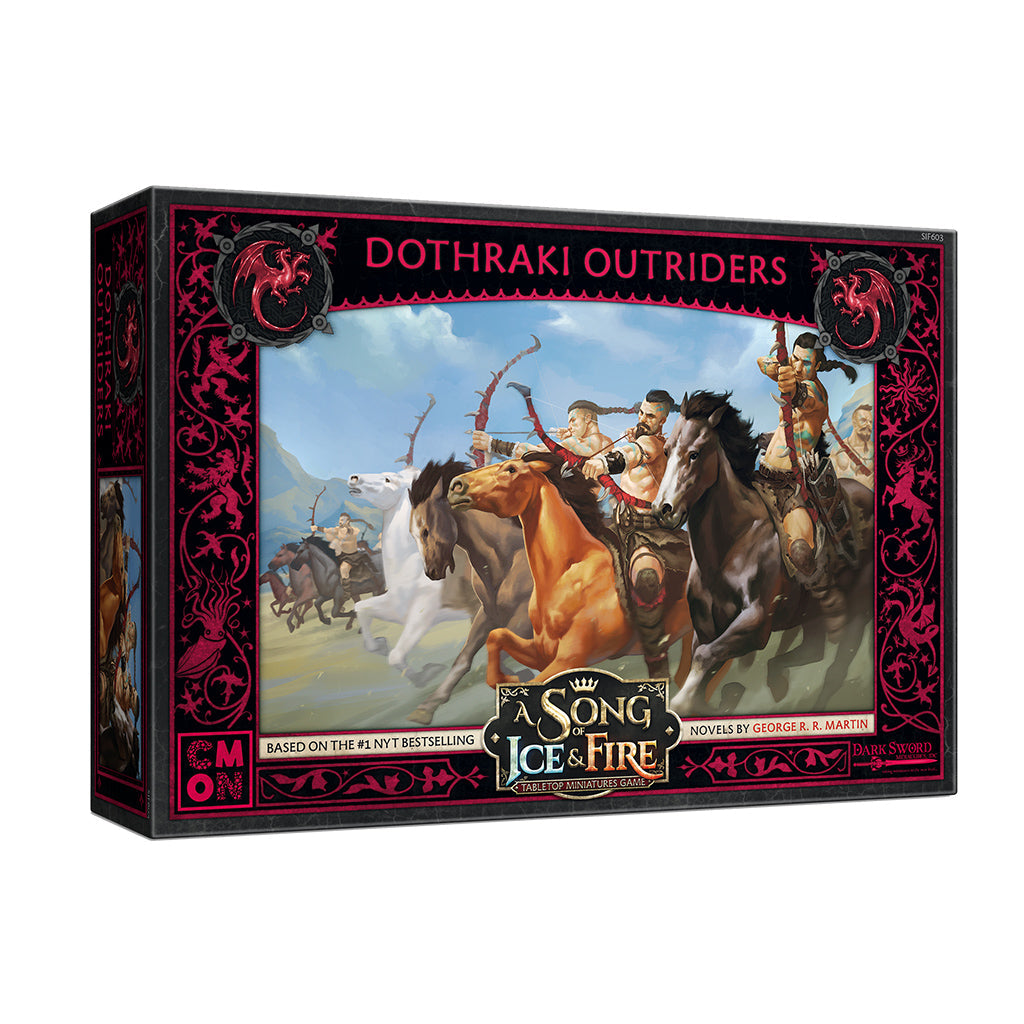 A Song of Ice & Fire Tabletop Miniatures Game Dothraki Outriders - Board Game Chiến Thuật CMON