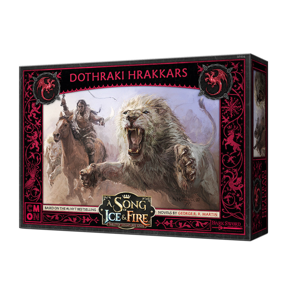 A Song of Ice & Fire Tabletop Miniatures Game Dothraki Hrakkars - Trò chơi Sa bàn Chiến thuật - CMON