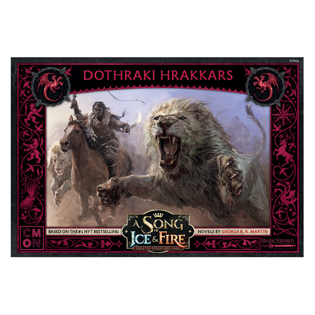 A Song of Ice & Fire Tabletop Miniatures Game Dothraki Hrakkars - Trò chơi Sa bàn Chiến thuật - CMON