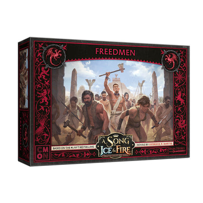A Song of Ice & Fire Tabletop Miniatures Game Freedmen Unit Box - Mô Hình Chiến Thuật House Targaryen - CMON