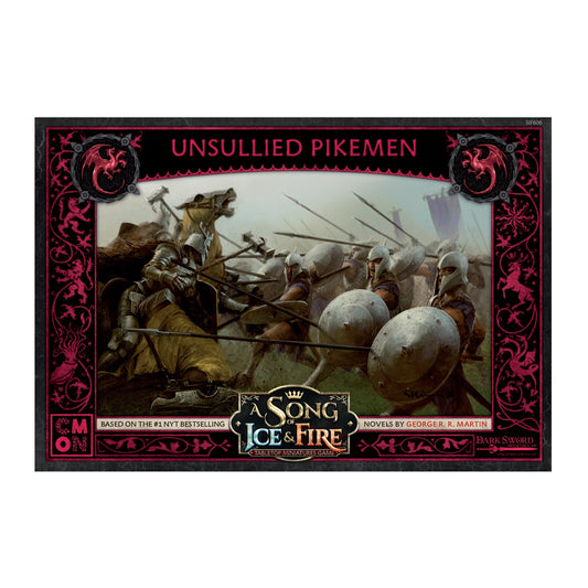 A Song of Ice & Fire Miniatures Game Unsullied Pikeman UNIT BOX - Mô Hình Game Chiến Thuật - CMON
