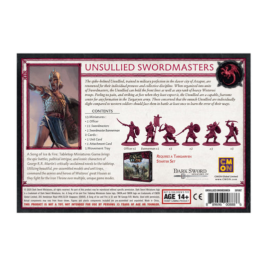 A Song of Ice & Fire Tabletop Miniatures Game Unsullied Swordmasters - Board Game Chiến Thuật - CMON