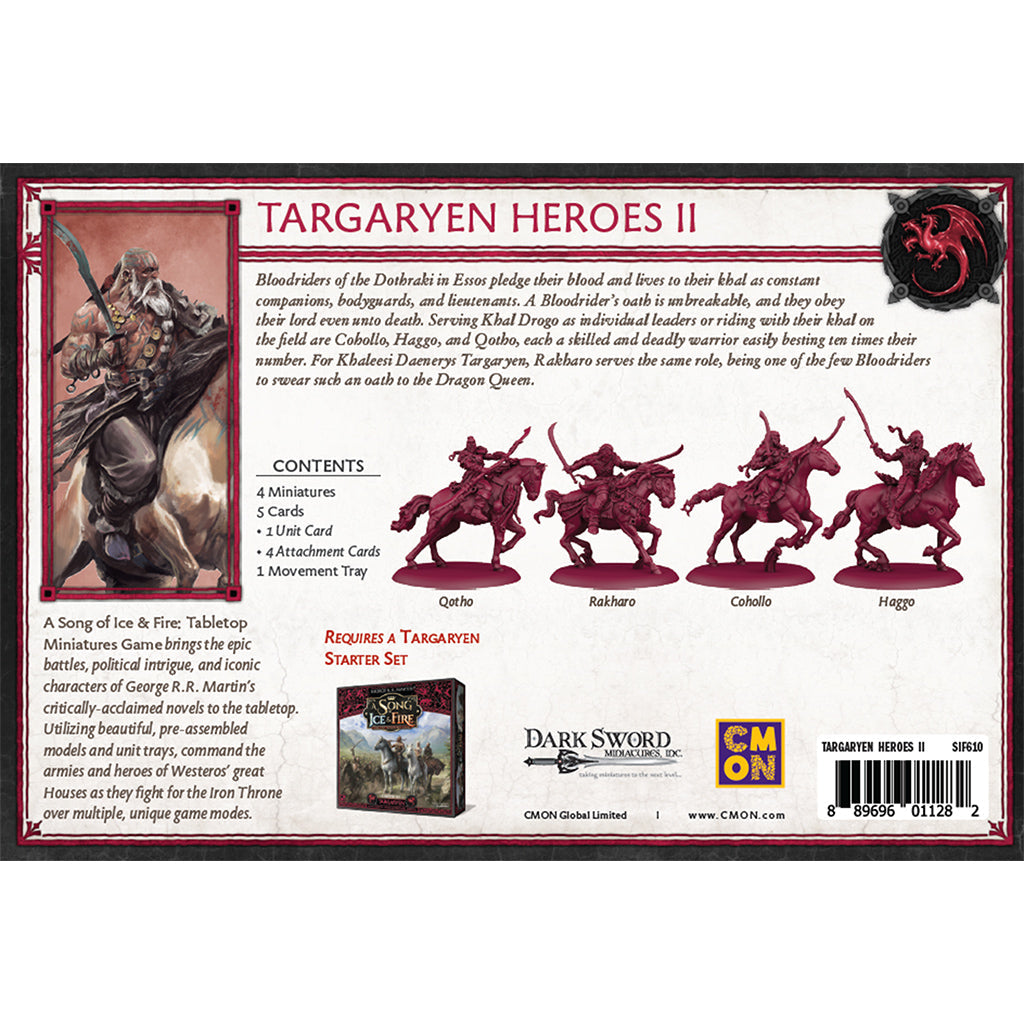 A Song of Ice & Fire: Targaryen Heroes 2 - Board Game Chiến Thuật - CMON