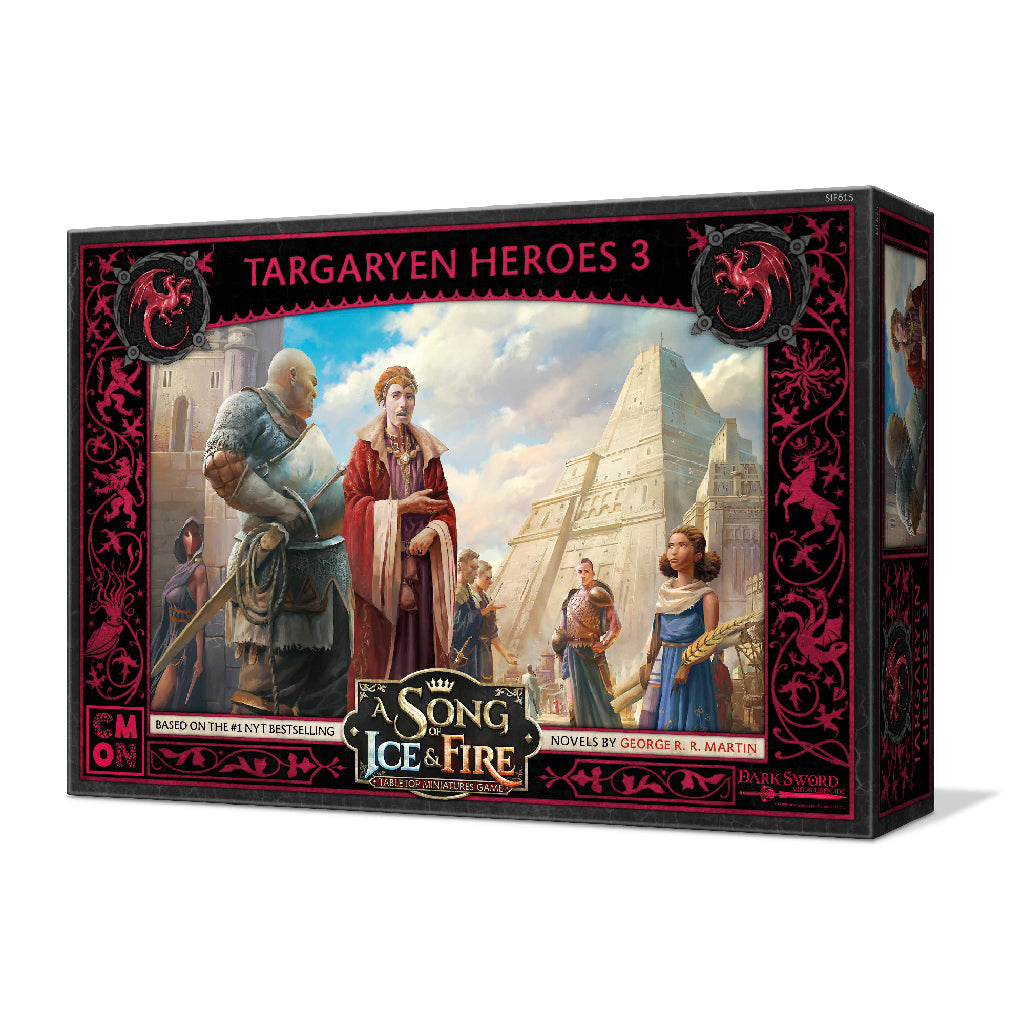 A Song of Ice & Fire Tabletop Miniatures Game Targaryen Heroes Set III - Board Game Chiến Thuật - CMON
