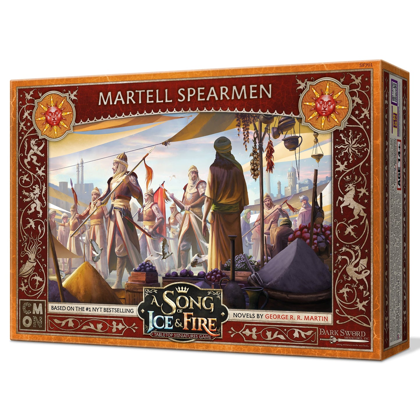A Song of Ice & Fire Tabletop Miniatures Game - Martell Spearmen - Mô hình chiến thuật - CMON