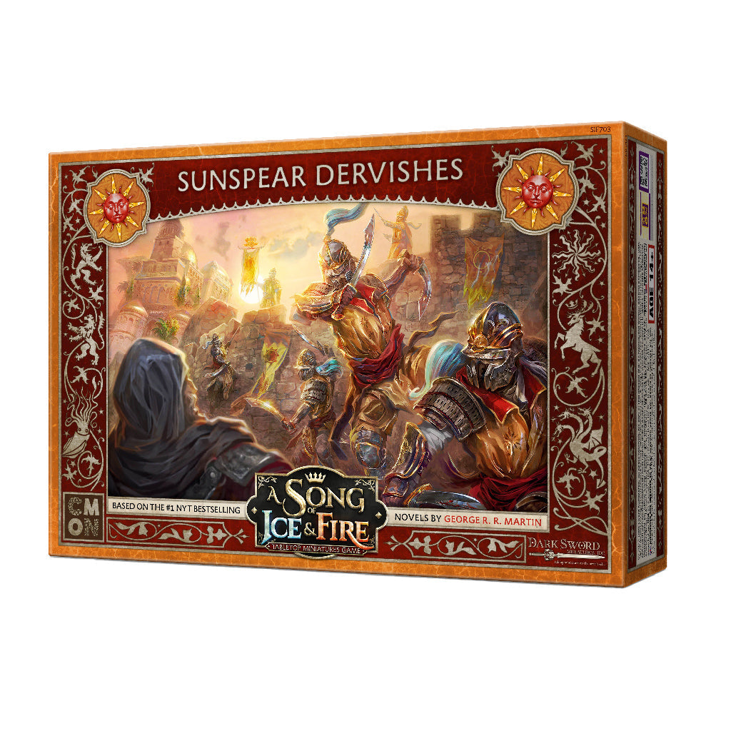 A Song of Ice & Fire Tabletop Miniatures Game - Sunspear Dervishes | Bộ Mô Hình Chiến Thuật House Martell - CMON